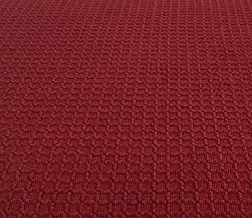 Waterproof Dining Bench Cover Protector - Perfect For Kids, Elderly, Restaurants,Clinics, Party, Home - Machine Washable, Stretchy, Snugly Fit, Premium Quality, Clean the Mess Easily (49x17, Wine Red)