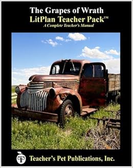 Amazon Com The Grapes Of Wrath Litplan A Novel Unit Teacher Guide With Daily Lesson Plans Litplans On Cd 9781583370476 Mary B Collins Books