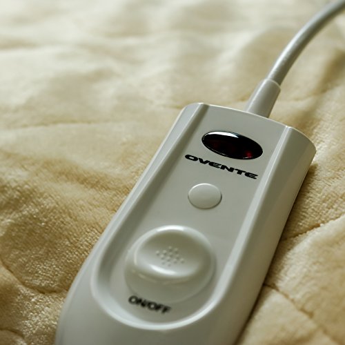 OVENTE Remote Control Electric Blanket 50x60 Inches with Overheat Protection (BL0145BG) - Thumbnail 3