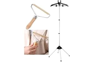 TONINT Garment hanger for steaming clothes,Steam rack for clothes,Handheld garment steamer rack,Clothes hanger for steam ironing,Steam stand clothes,Steamer pole,Steamer Hanger standing, steam iron stand