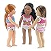 Emily Rose 18 Inch Doll Clothes 6-Piece Basics Underwear Set | Compatible with 18