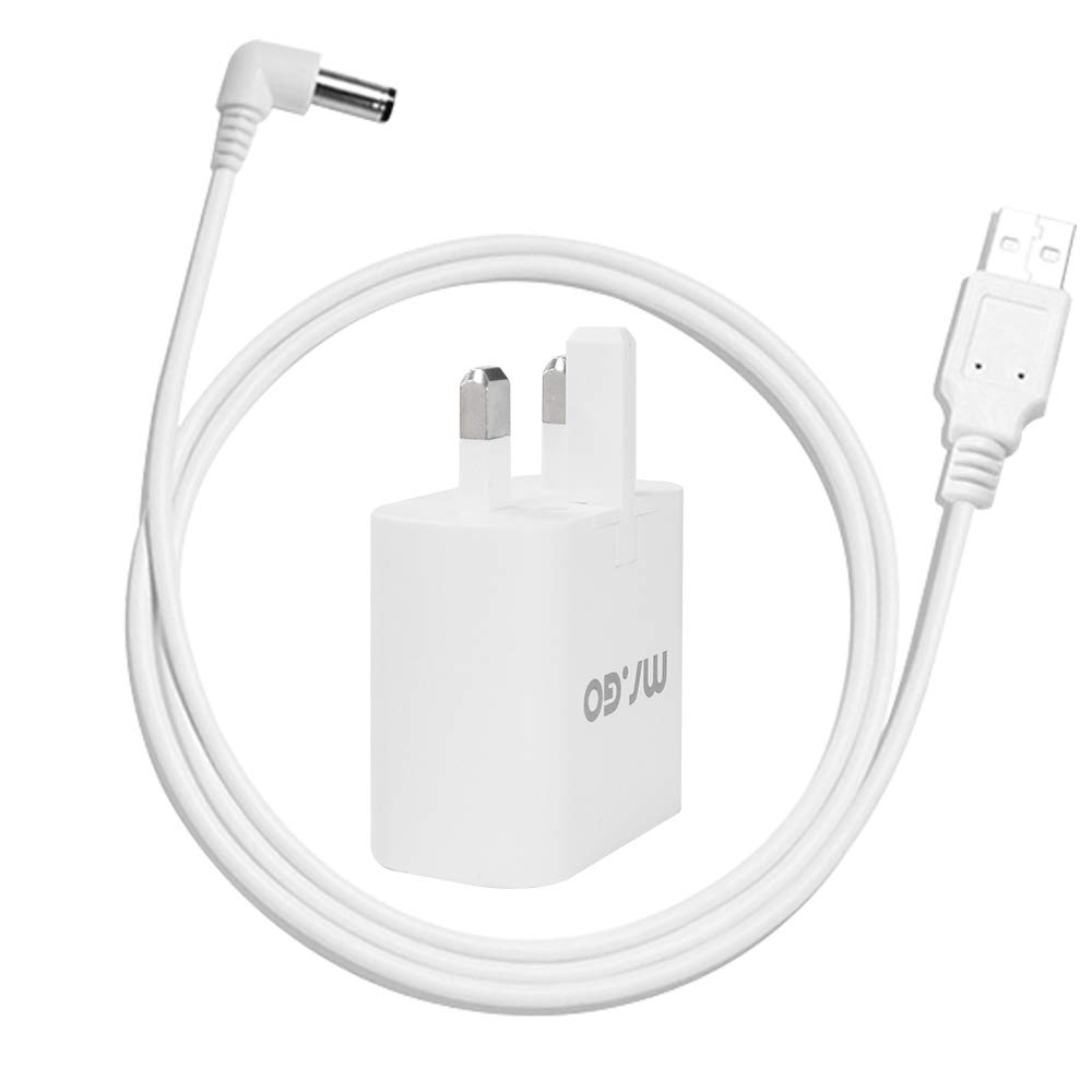 MR.GO Replacement Charger UK Plug for Mr.Go LED Lights - 5V1A -White