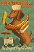 Dachshund - Retro Hotdog Ad (9x12 Collectible Art Print, Wall Decor Travel Poster)