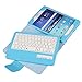 NEWSTYLE Removable Wireless Bluetooth Keyboard ABS Plastic Laptop Stylish Keys and Protective Case for Samsung Galaxy Tab A 8.0
