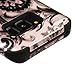 MyBat Cell Phone Case for SAMSUNG Galaxy S8 - Phoenix Flower (2D Rose Gold)/Black