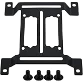 ZCZQC Arch Water Pump Bracket 120mm Cooling Pump Radiator Adapter Metal Mount Bracket Fan Radiator Mount Base for PC Water Cooling System Modification Black