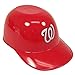 BD&A MLB Mini Batting Helmet Ice Cream Sundae/Snack Bowls, Nationals - 24 Pack