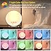 Venanoci Alarm Clock, Homagical Wake-Up Light Alarm Clock with Colored Sunrise Simulation & Sunset Fading Bedside Night Lamp, Dual Alarms, 7 Natural Sounds, Snooze, FM Radio for Adults Kids Bedrooms