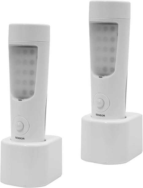 Lfi Lights Power Outage Flashlight Nightlight With Motion Sensor Plug In Flashlight Night Sensor Flashlight 14 Hour Run Time All Led Rznlwe200 2 Pack Amazon Com