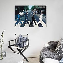 NENBN Poster sur toile The Beatles – Décoration murale moderne pour chambre à coucher – 20 x 30 cm - Les Beatles, Paul McCartney, John Lennon, RIngo Starr, George Harrison NENBN Poster sur toile The Beatles - Décoration murale moderne pour chambre à coucher - 20 x 30 cm – Image 5