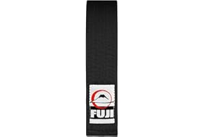 Fuji Solid Rank Karate Judo TKD Belts - Cotton Belts Ideal for All Mixed Martial Arts with Durable Stitching