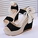 Elevin(TM)Women Summer Bohemia Peep-Toe Wedge Heel Platform Pumps Sandals Flip Flops Shoes