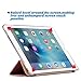 ULAK iPad Pro 9.7 Case, Slim Smart Case Stand for Apple iPad Pro 9.7 Inch 2016 PU Leather Colorful Clear Back Cover,Not Fit iPad 9.7 2017 (Rose Gold)