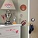 RoomMates RMK1109SCS University of Wisconsin Peel & Stick Wall Decals