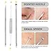 Complete Blackhead Remover Kit - Kaptron 5 Piece Comedone Extractor Tool Set For Popping Pimples - Natural Acne Treatment - Includes Organizing Case, Extra Mirror and Facial Brush