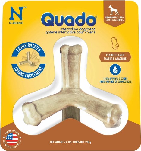 Quado Interactive Chew, Ginormous Peanut Flavor (1 Pack), Large
