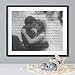 Song Lyrics Wall Decor with Your Photo and Lyrics, Black Frame Available, Wedding Song