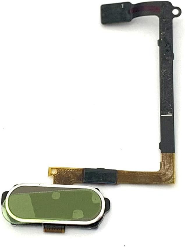 Walking Slow Replacement Gold Home Button Key Flex Cable Compatible with Samsung Galaxy S6 G920 (for All US Carriers)