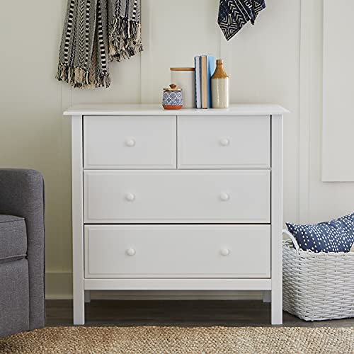 DaVinci Autumn 4Drawer Dresser in White, Greenguard Gold Certified