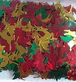 Metallic Christmas Shape Multi Color Confetti 1/2 Oz Tree Reindeer Santa