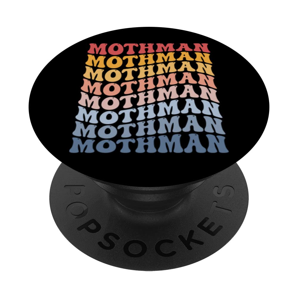 Mothman Cryptozoology Cryptid Groovy PopSockets Swappable PopGrip