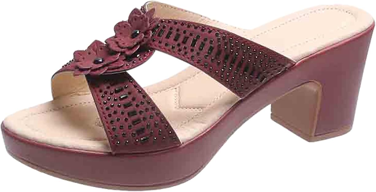 square sandals