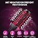 [2020 Updated] Hair Dryer Brush, 4-in-1One Step Hair Dryer & Volumizer, Round Brush and 360°Negative Ion Hot Air Brush, Ceramic Blow Dryer with New Motor for Best Hair Dryer Brush, for All Hair Typesthumb 1
