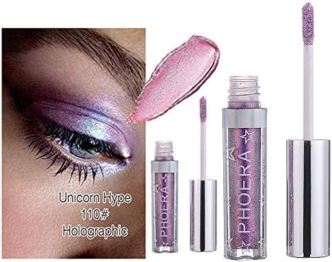YIHANK 12 Color PHOERA Magnificent Metals Glitter and Glow Liquid Eyeshadow