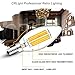 CRLight ETL Listed 800LM 6W Dimmable LED Candelabra Bulb, 80W Incandescent Equivalent, Clear Glass 2700K Warm White LED Chandelier Light Bulbs, E12 Vintage Edison B11 Torpedo Decorative Bulbs 6 Pack