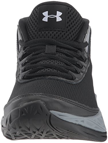 Under Armour Boys' Grade School Jet 2018 Basketball Shoe, Black (002)/Black, 6