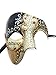 Kayso Black Phantom Mask Black Musical Half Face Venetian Masquerade Mask Phantom Design for Men