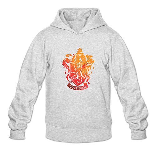 Harry Potter Gryffindor 100% Cotton Hoodies For Man Ash XXL Classic Hoodies