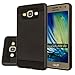 Galaxy A5 Case, Samsung Galaxy A5 Case (Not fit A5 2016) Aomax® Anti-Shock Brushed Metal Texture TPU PC Dual Layer Hybrid Non-slip Protective Case For Samsung Galaxy A5 (VLS Black)