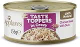 Applaws 100% Natural Wet Dog Food Tins Chicken Breast with Duck in Gravy 156g
