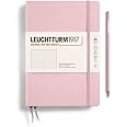LEUCHTTURM1917 - Notebook Hardcover Medium A5-251 Numbered Pages for Writing and Journaling (Powder, Dotted)