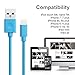iPhone Charger,Extra Long Durable USB Data Cable Lightning Cord Charging Wire (3ft,6ft,10ft) for iPhone 7 7 Plus 6s Plus 6s 6 Plus 5s SE iPad iPod (Blue)