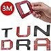 Auto safety for Toyota Tundra 2014-2019 Tailgate Insert 3D Metal Letters (Matte Black) (Not Decal Sticker) Toyota Tundra Accessories
