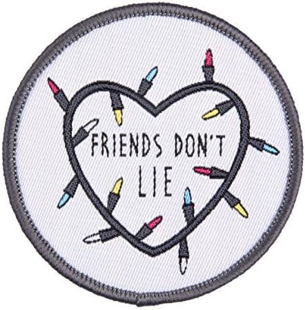 Stranger Things Inspired Friends Dont Lie Woven Patch from Punky Pins