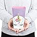 Rainbow Unicorn - Magical Unicorn Baby Shower or Birthday Party Favor Popcorn Treat Boxes - Set of 12