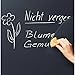Rurah Chalkboard Sticker, Kids Large Blackboard 45 x 200cm Removable Vinyl Wall Decal