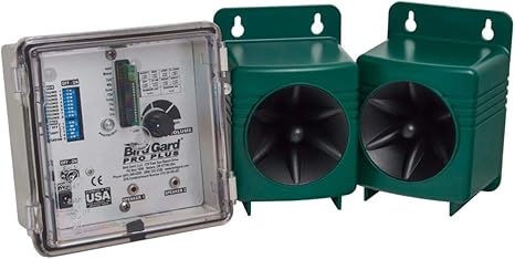Bird Gard Pro Plus Sonic Bird Repellent 3 Acres Amazon Co Uk Garden Outdoors