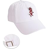 Desert Cactus Indiana University Baseball Hat Hoosiers Bloomington Brimmed Embroidered Hats Cap Adjustable Cloth Strap Adult (Style S1 Vintage) White