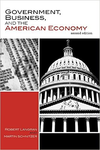 Government Business And The American Economy Robert - 