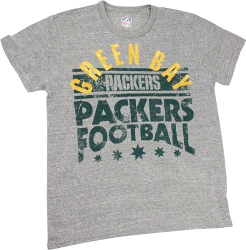 業界no 1 Green Bay Packersメンズグレーtシャツ