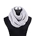 HDE Women's Winter Infininty Crochet Scarf Warm Thick Circle Loop Cowl Neck Wrap