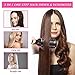 Looffy Hair Dryer Brush, 3 in 1 One Step Hair Dryer & Volumizer, Electric Rotating Hot Air Brush, Negative Ion Air Hair Brush, Salon Styler for Straightening, Curling, Blow Dryer Straightener -Blackthumb 2