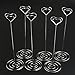 ULTNICE 6pcs Table Number Holders Table Number Stands Photo Holder Photo Clip for Weddings Party Gathering