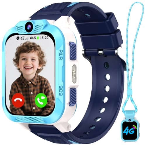 Baolubao 4G Smartwatch Kinder mit GPS und Telefon, SOS-Taste, Schulmodus