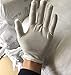 Soft White Cotton Gloves, Extra Small Size, Pack of 12 Pairs