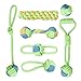 SOKUTOM Dog Toys-Dog Rope Toys for Small Medium Dogs and Puppy, Teething, Tug of War - Tough Dog Toys, Set of 7-Piece Assortment